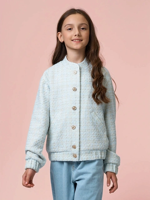 Бомбер из твида