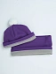 Шапка на флисовой подкладке в цвете: Фиолетовый Ole! Twice - фото 5