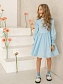 Платье с фигурной линией талии в цвете: Голубой Ole! Twice - фото 9