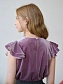 Блуза бархатная в цвете: Лиловый Ole! Twice - фото 3