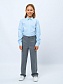 Рубашка классическая из смесового хлопка в цвете: Голубой Ole! Twice - фото 5