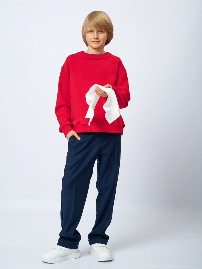 Свитшот со съемным воротником в цвете: Красный Ole! Twice - фото 3