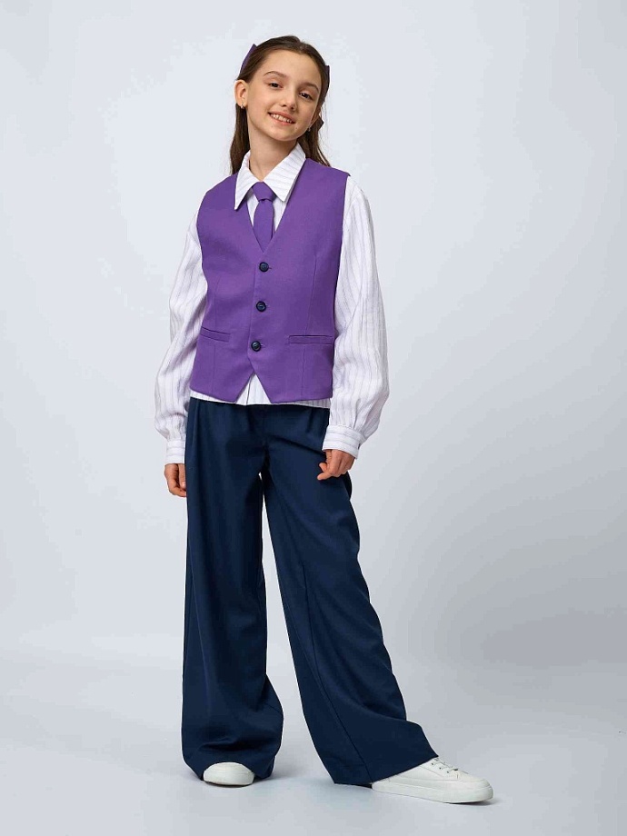 Жилет классический унисекс в цвете: Фиолетовый Ole! Twice - фото 6