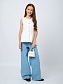 Джинсы широкие в цвете: Голубой Ole! Twice - фото 8