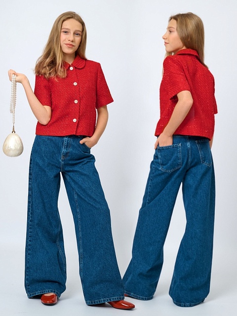 Джинсы широкие