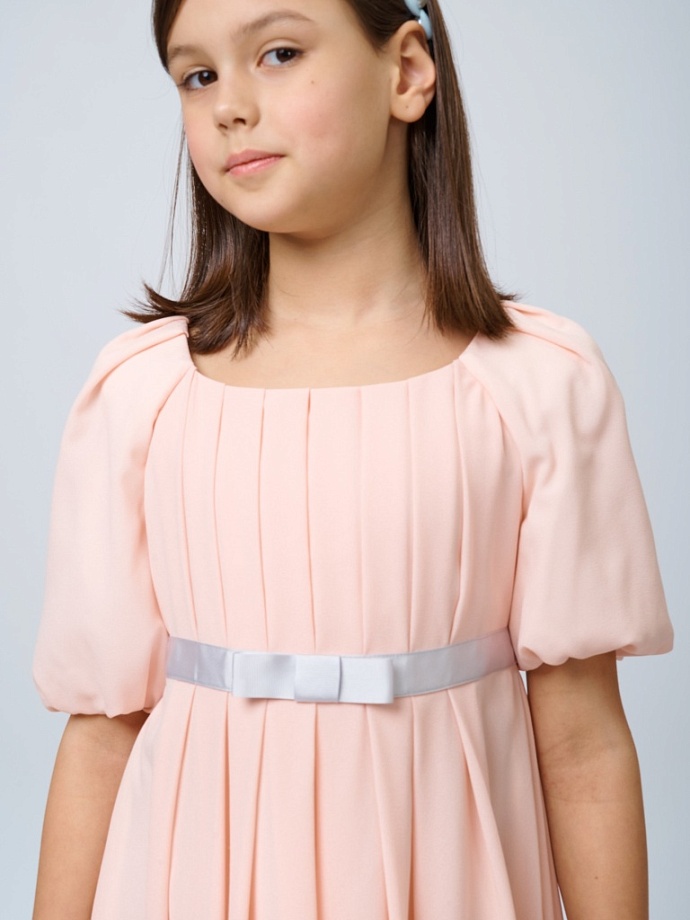 Платье с драпировкой в романтическом стиле в цвете: Розовый Ole! Twice - фото 2