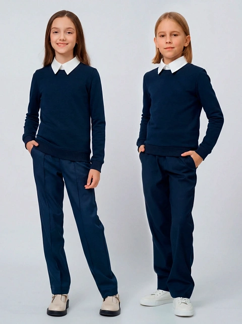 Свитшот со съемным воротником