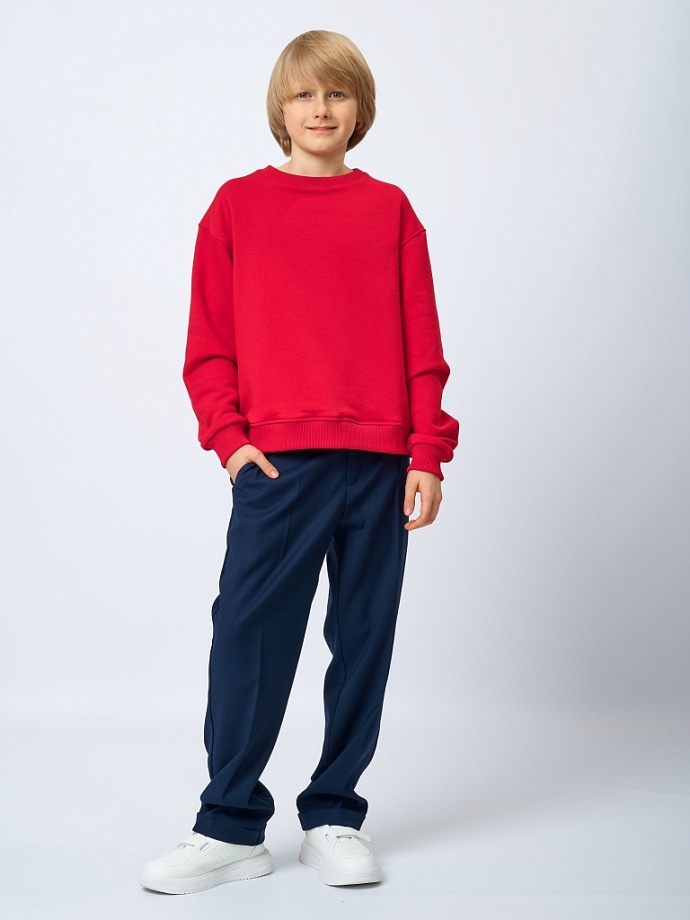 Свитшот со съемным воротником в цвете: Красный Ole! Twice - фото 5