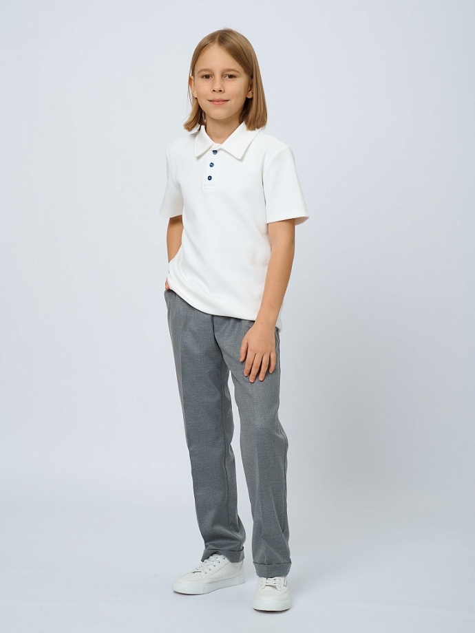 Брюки базовые в цвете: Серый Ole! Twice - фото 6