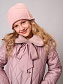 Пуховик для девочки Зима в цвете: Розовый Ole! Twice - фото 5