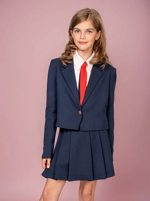 Жакет укороченный однобортный