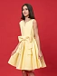 Платье с бантом и пышной юбкой в цвете: Желтый Ole! Twice - фото 5