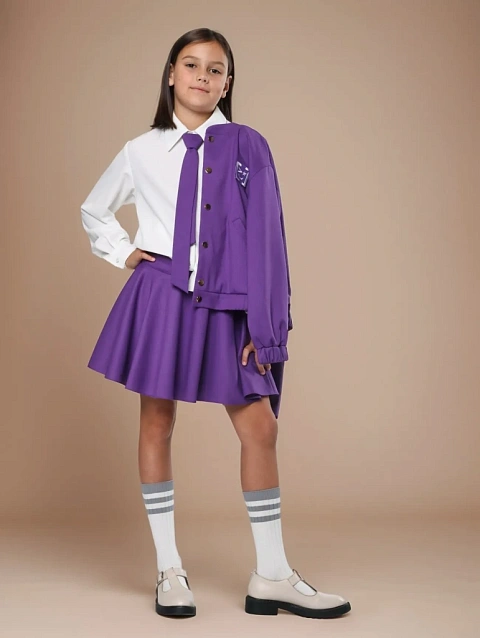 Юбка-солнце на кокетке