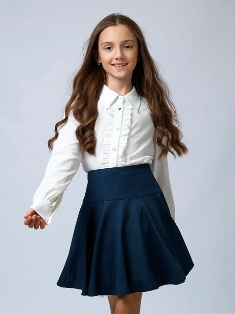 Юбка-солнце на кокетке