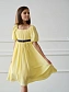 Платье с драпировкой в романтичном стиле в цвете: Желтый Ole! Twice - фото 3