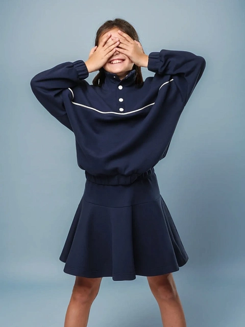 Юбка из премиального трикотажа